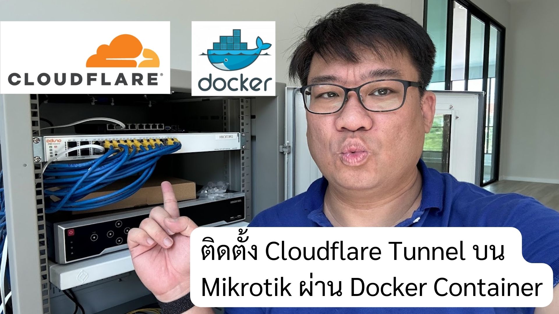  cloudflare tunnel mikrotik docker container vr online